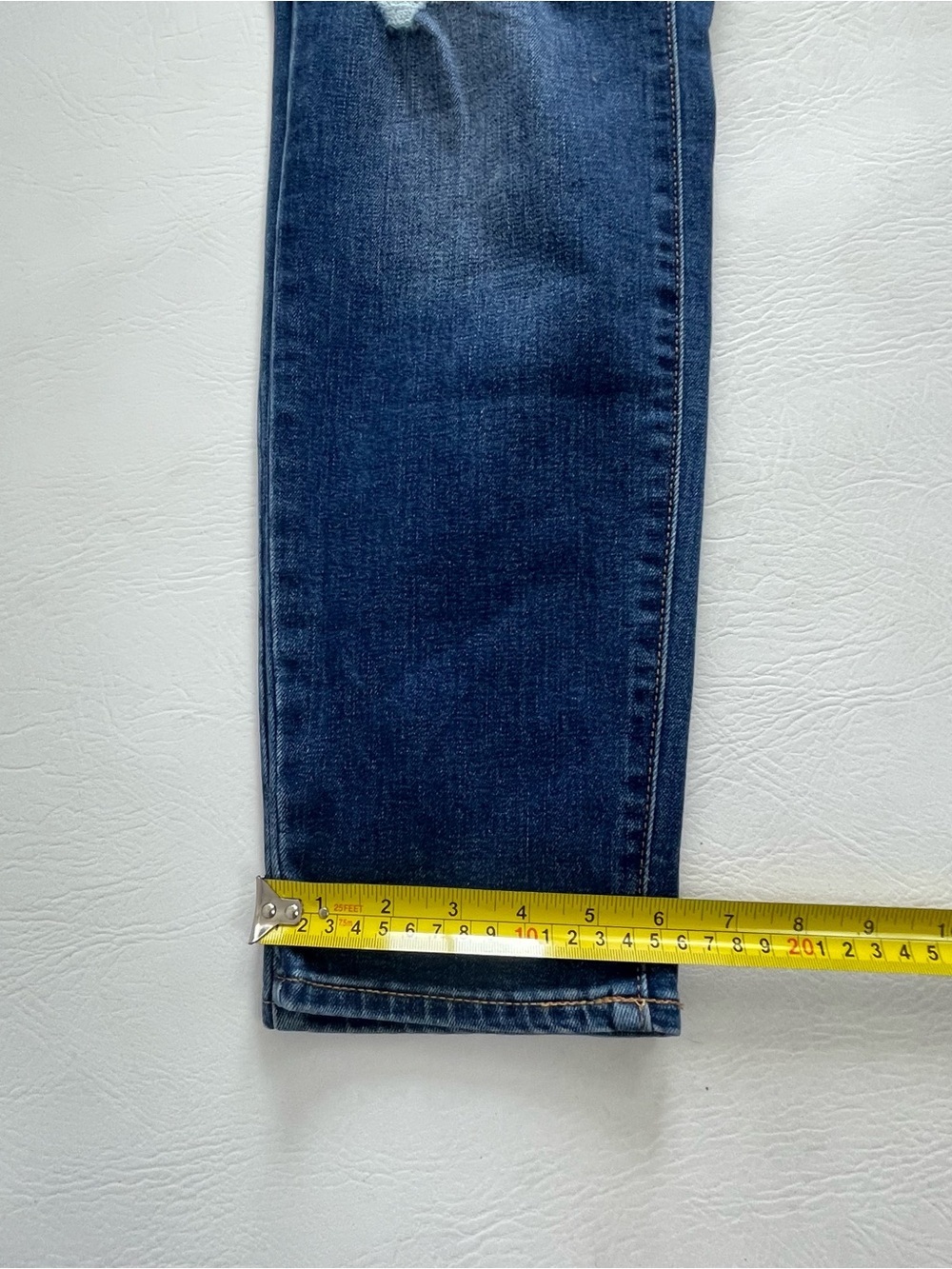 Old Navy Pop Icon Skinny Jeans Distressed Stretch Size 12 Short - Picture 5 of 13